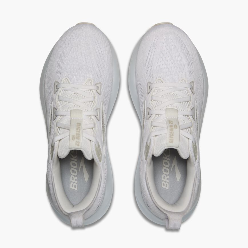 Brooks Glycerin 22 White/White/Grey (Women's)