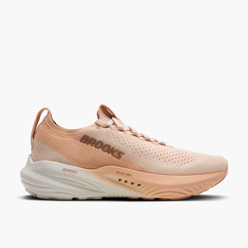 Brooks Glycerin StealthFit 22 Almond Peach/Almond/Portabella (Women's)