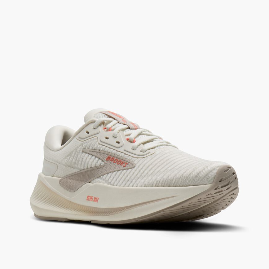 Brooks Revel Max Coconut/Chateau/Peach (Women's)