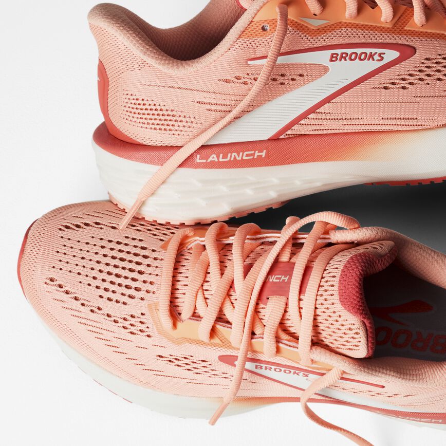Brooks Launch 12 Peach/Coconut/Peach Echo (Women's)