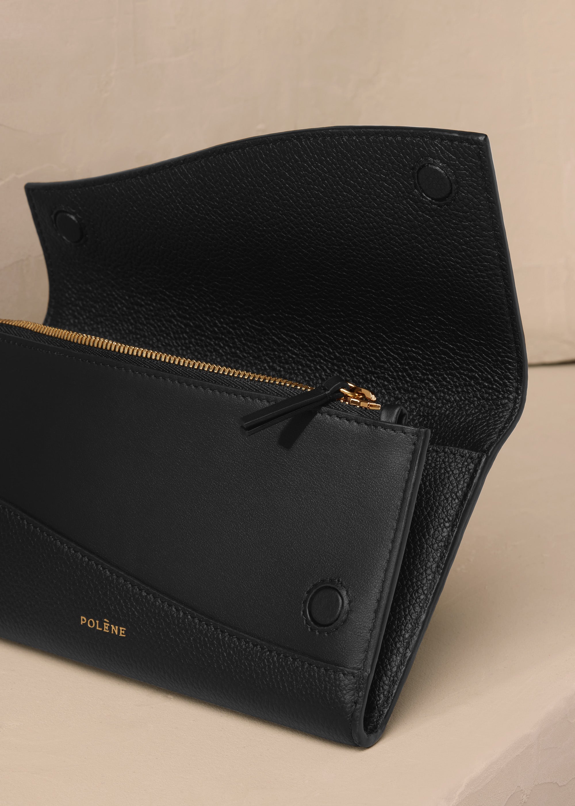 Polene Sierra Wallet - Duo Black