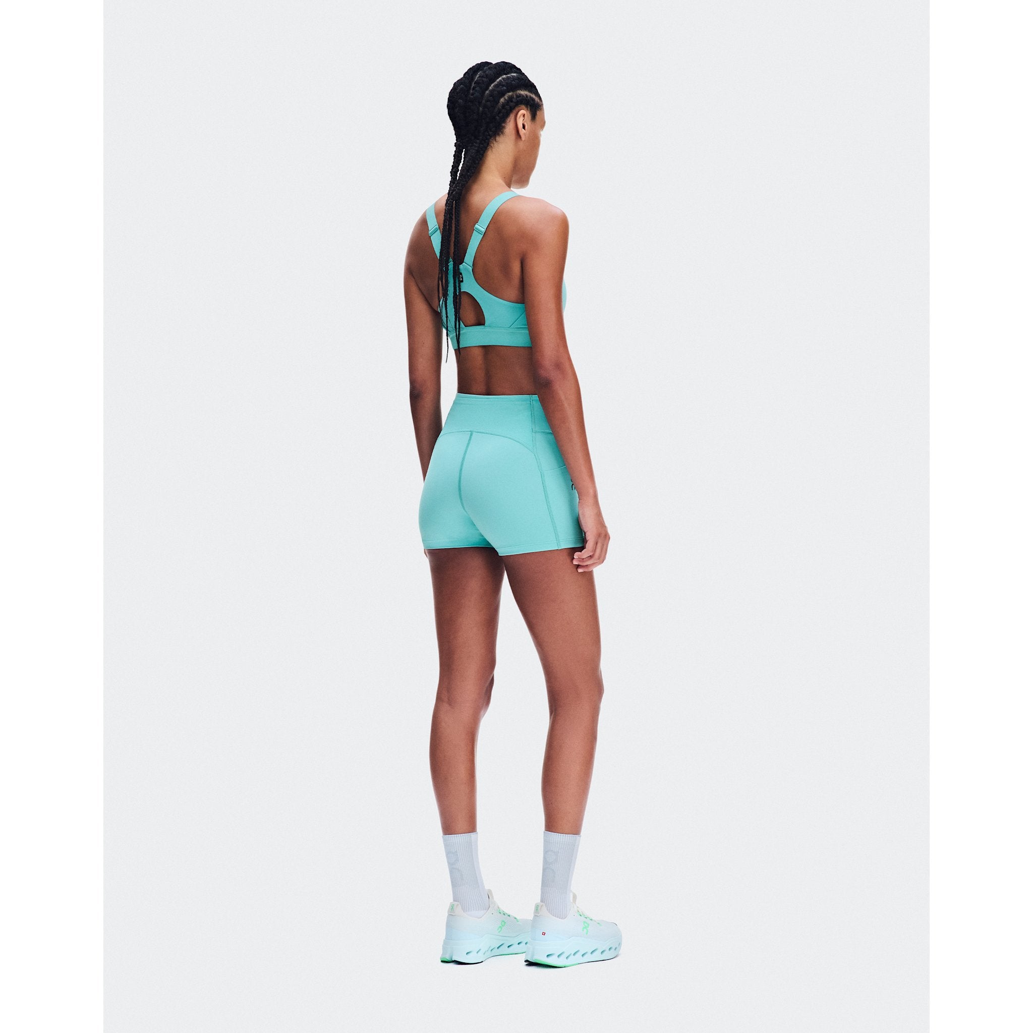 On 3" Performance Tights Aquamarine