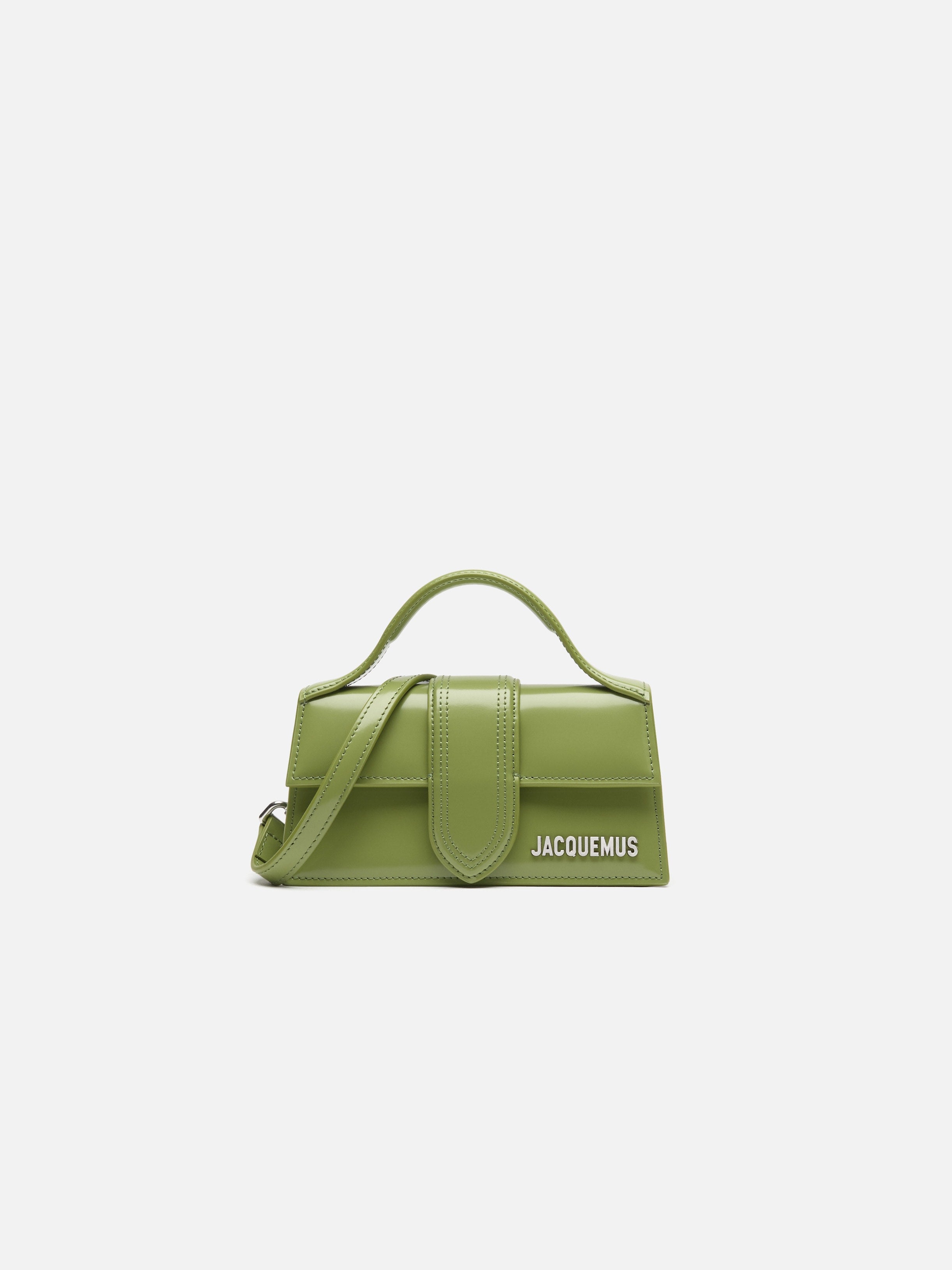 Jacquemus The Bambino Mini Flap Bag Green