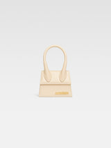 Jacquemus The Chiquito Smooth Leather Structured Bag Ivory