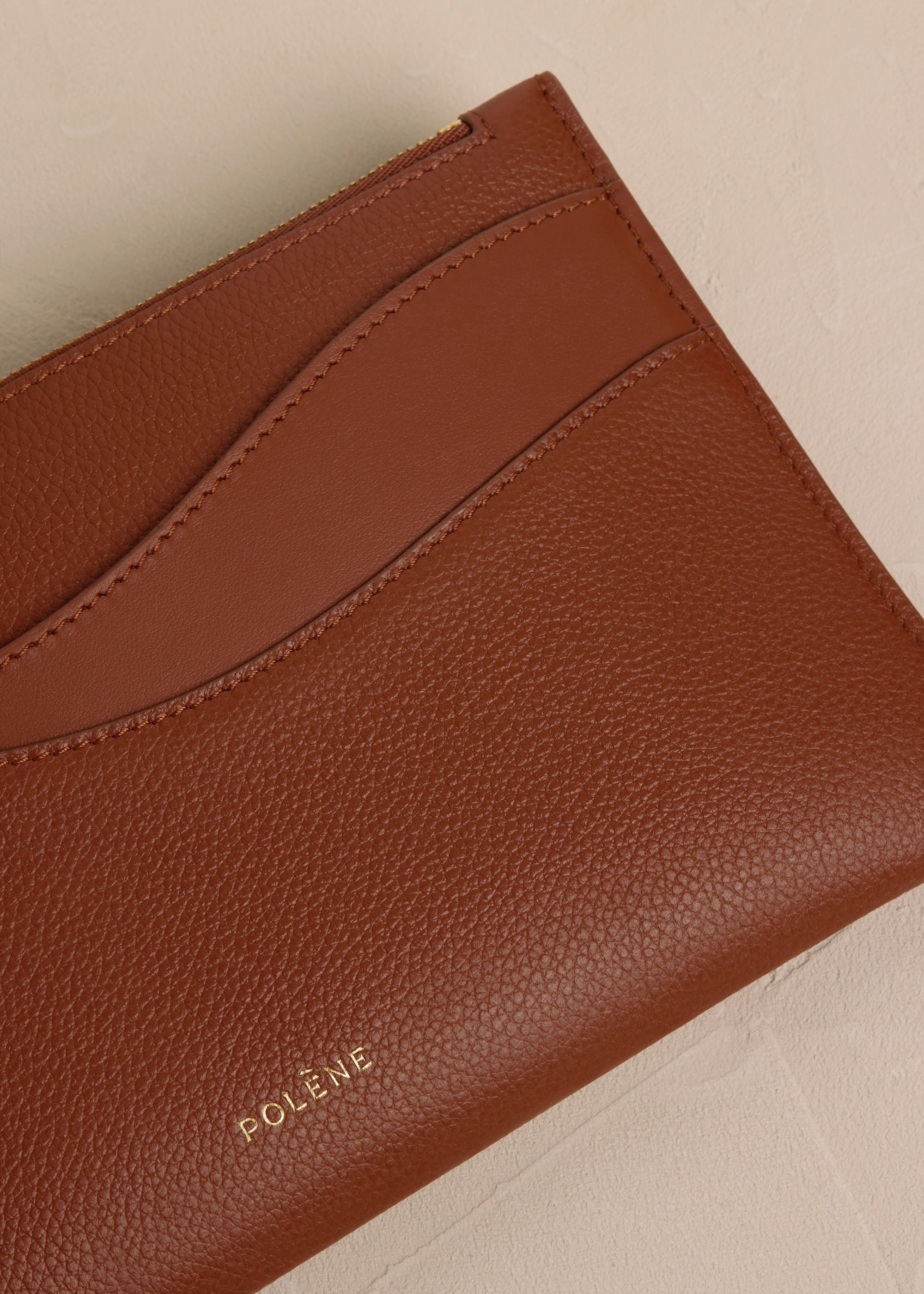 Polene Sierra Pouch - Duo Cognac