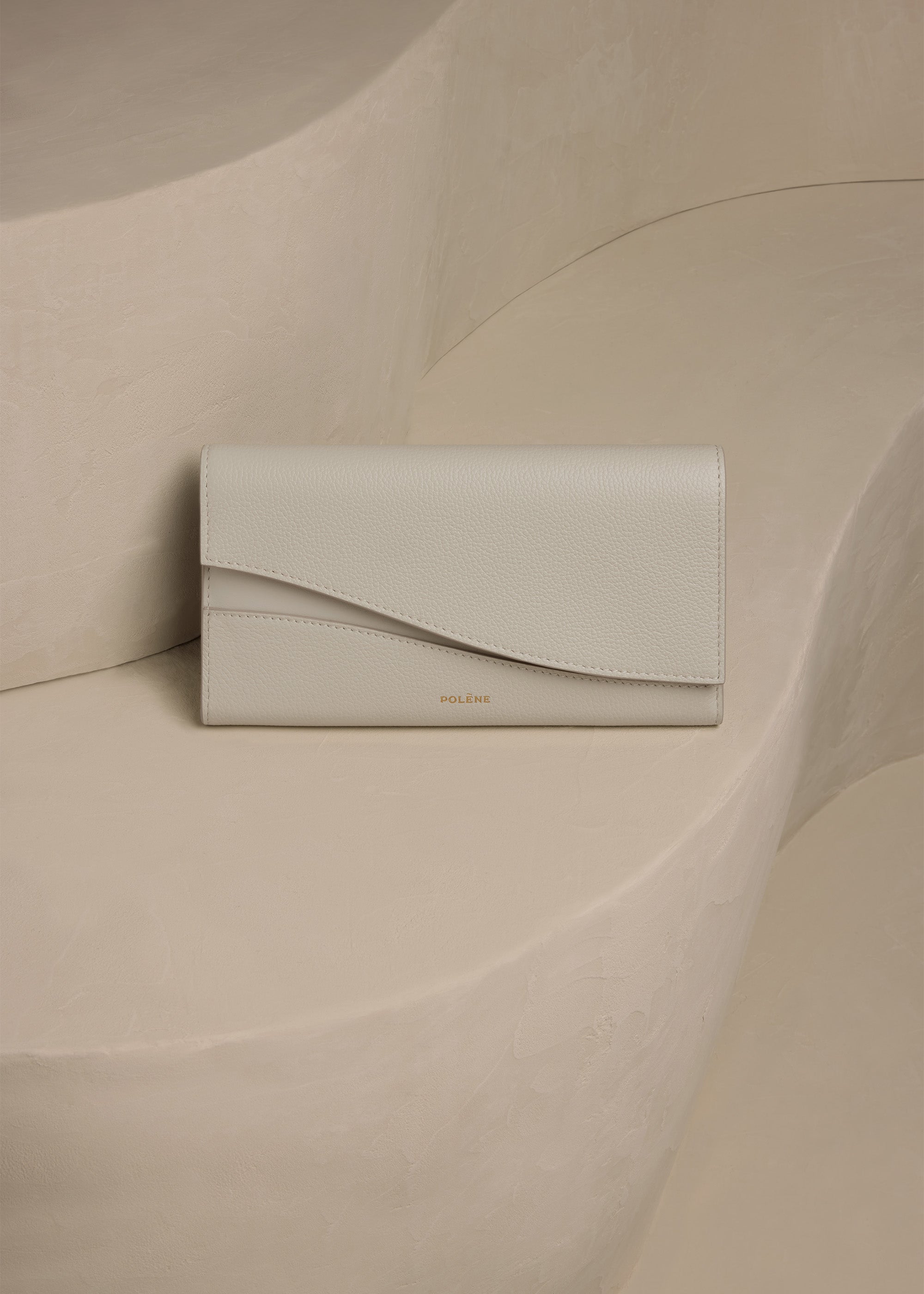 Polene Sierra Wallet - Duo Chalk