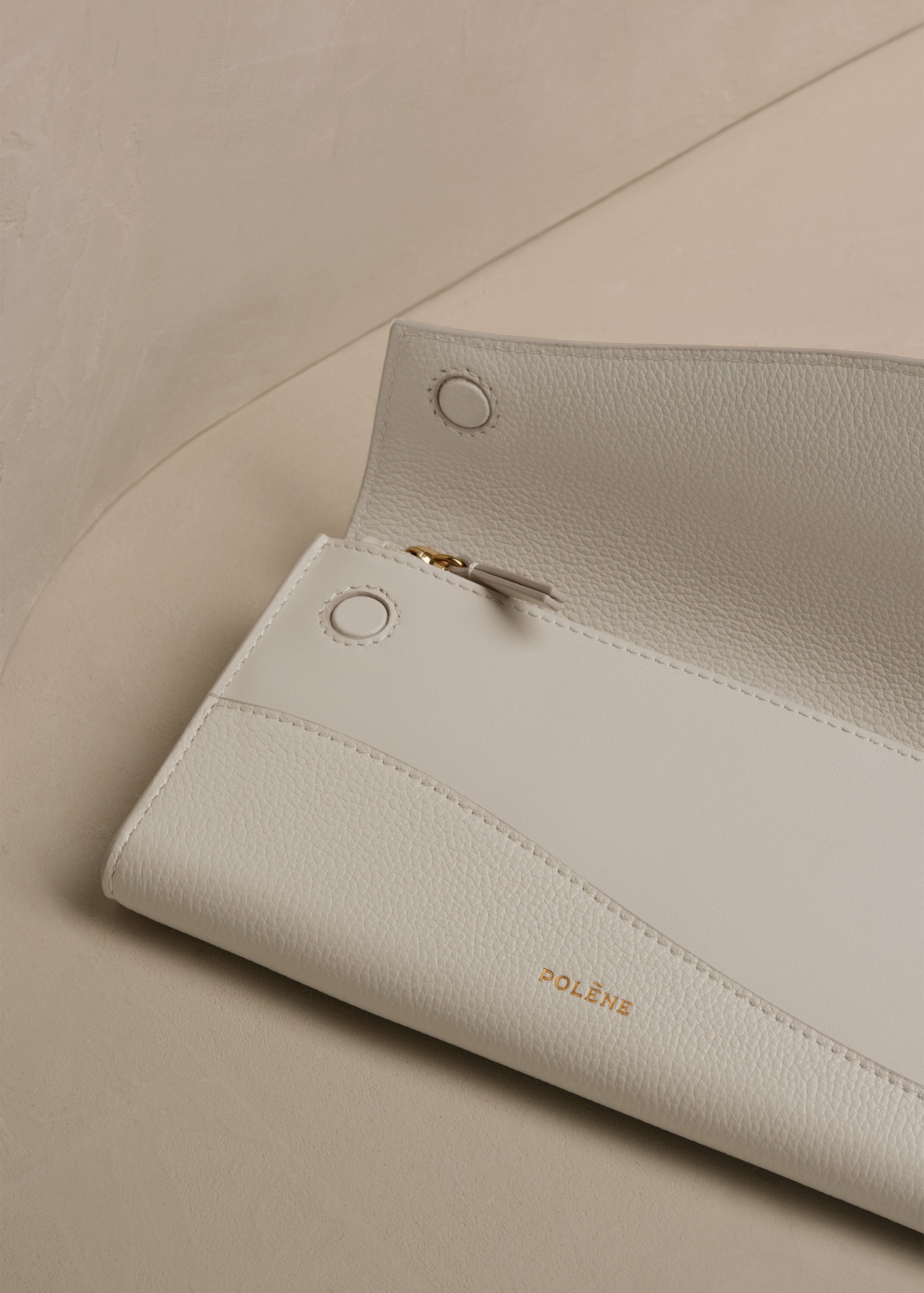 Polene Sierra Wallet - Duo Chalk