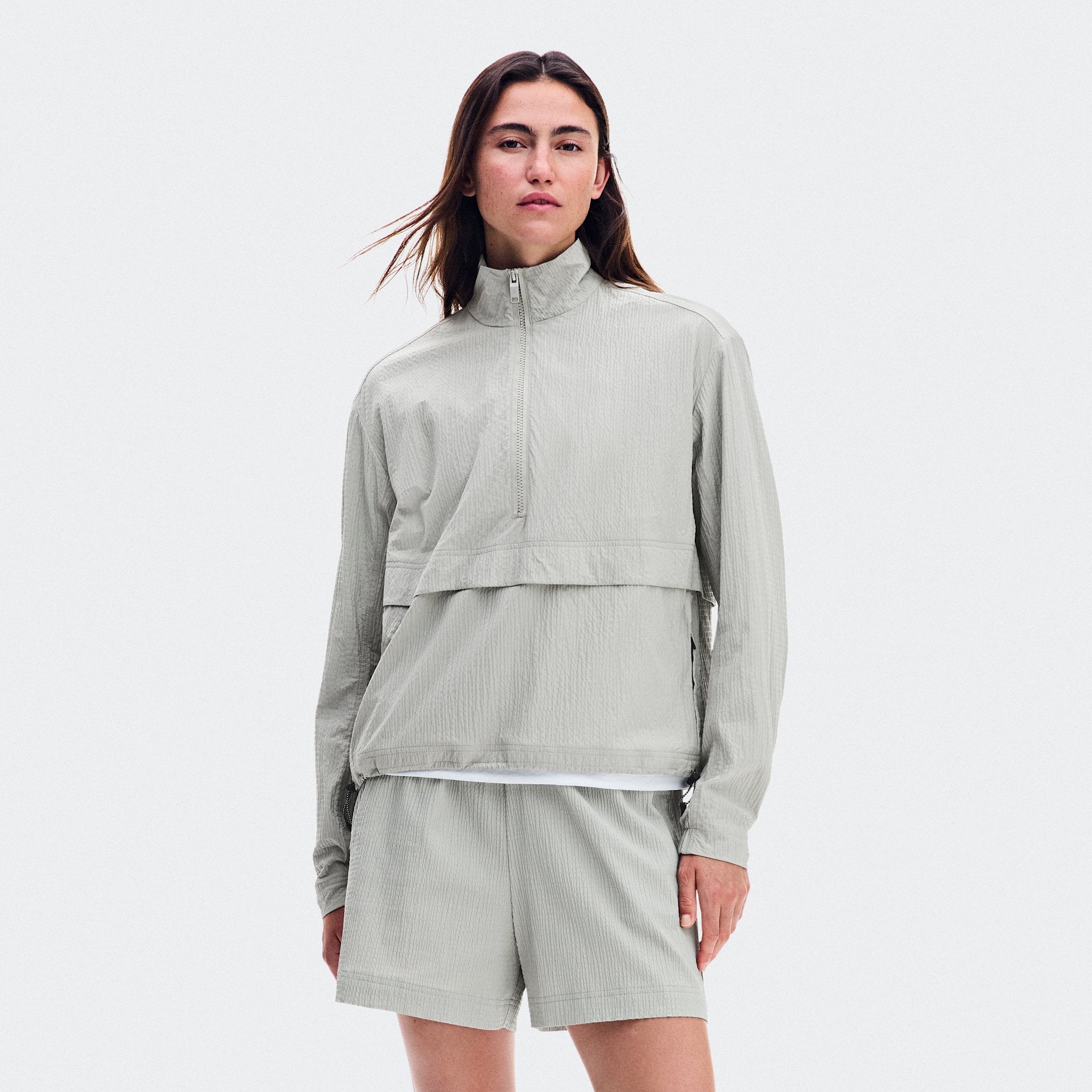 On Courtside 1/2 Zip Eaze Midnight