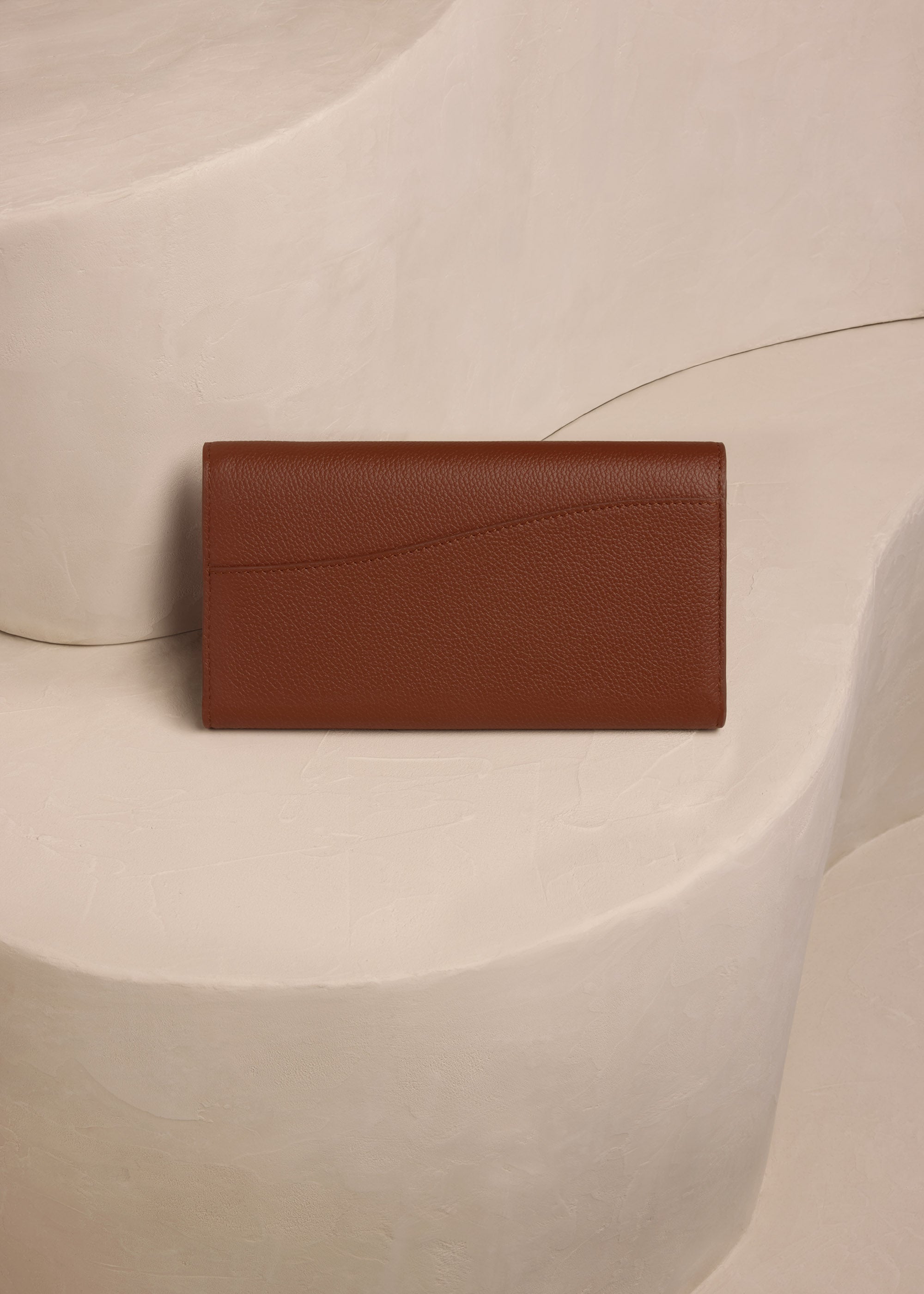 Polene Sierra Wallet - Duo Cognac