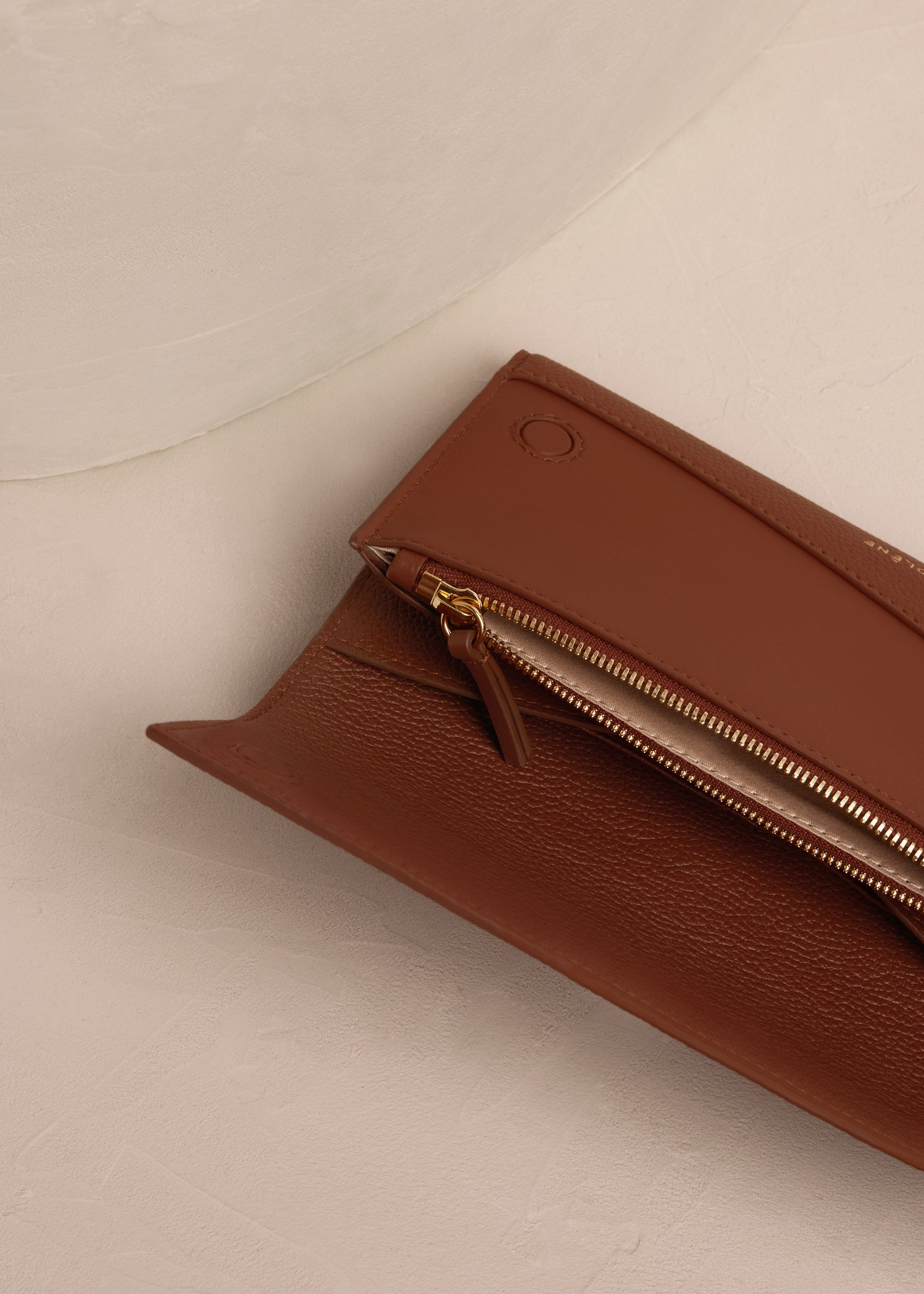 Polene Sierra Wallet - Duo Cognac