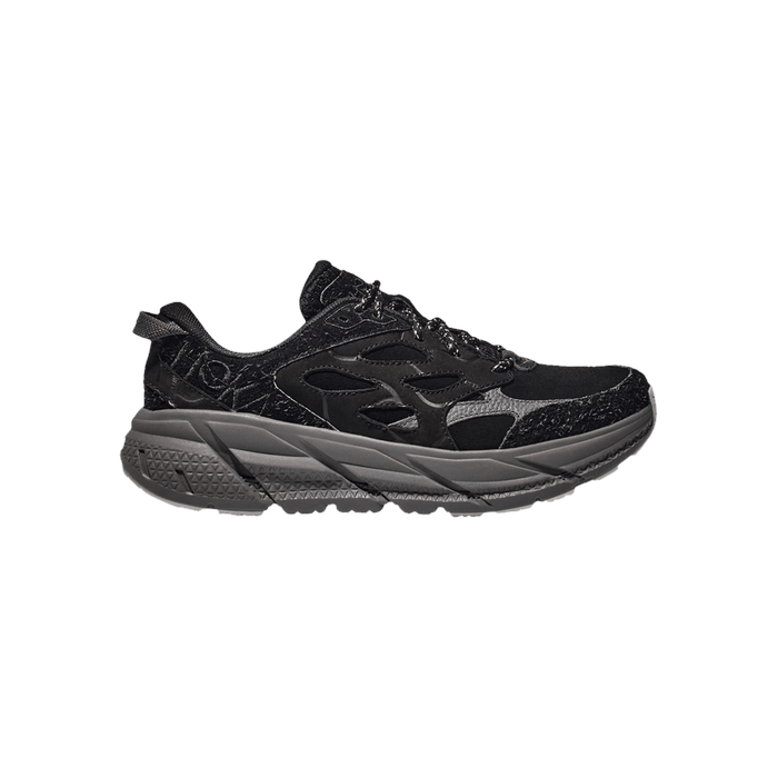 Hoka Clifton L Suede 'Elite Terrain System - Black Satellite Grey'