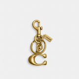 Coach Signature Bag Charm Brass Brass