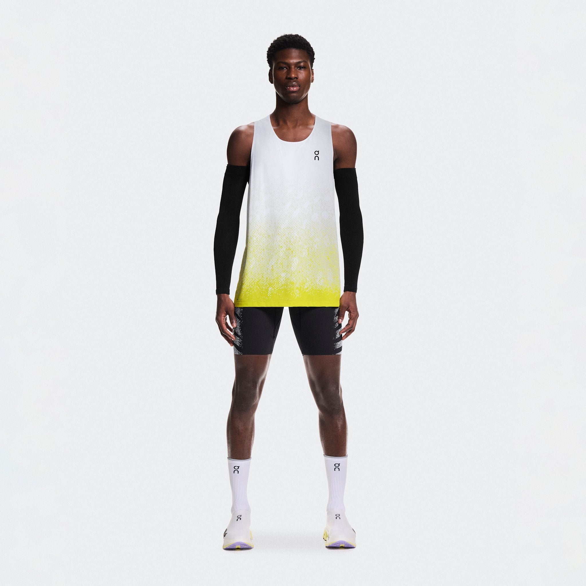 On Zero Singlet White | Lime