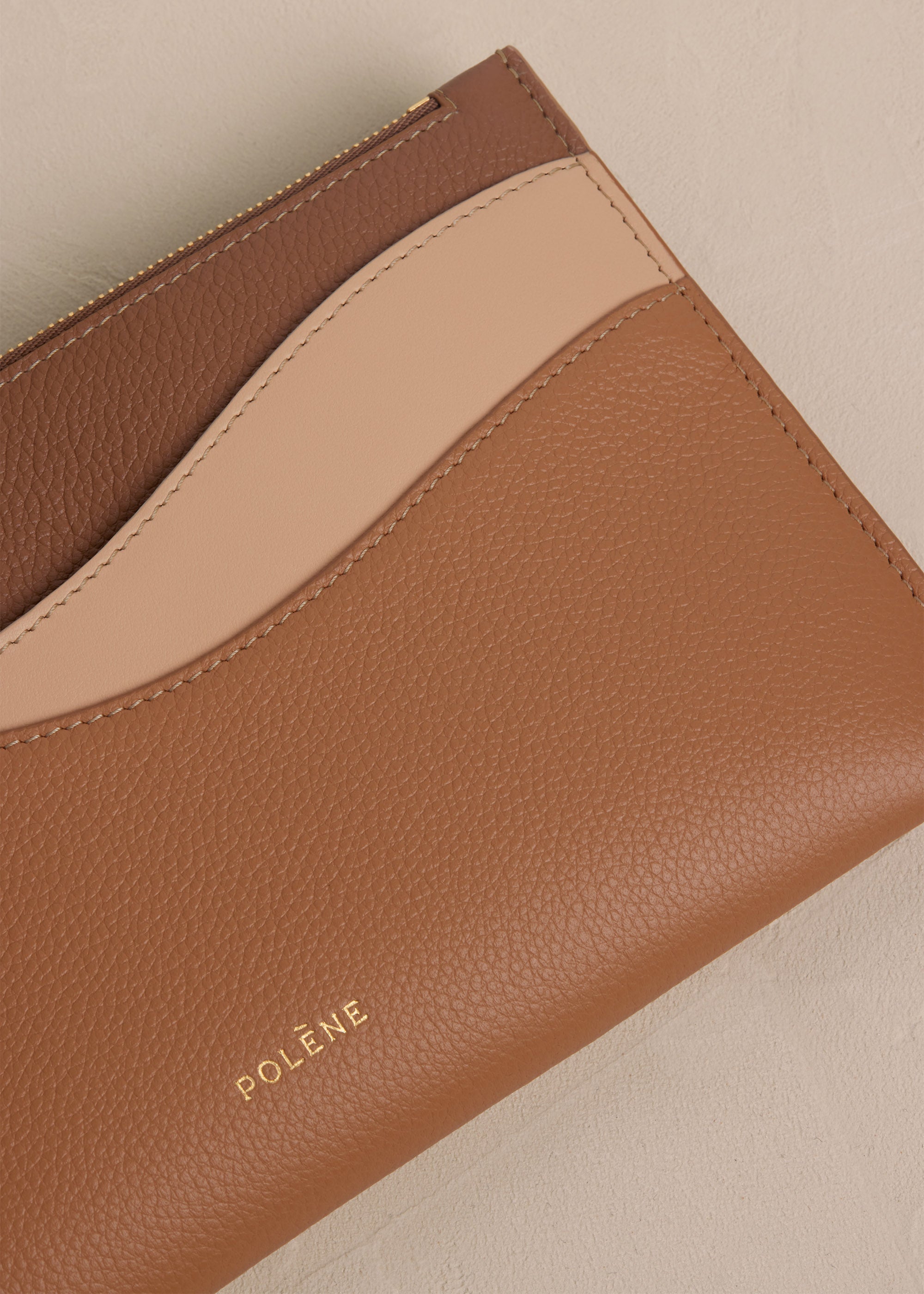 Polene Sierra Pouch - Trio Camel