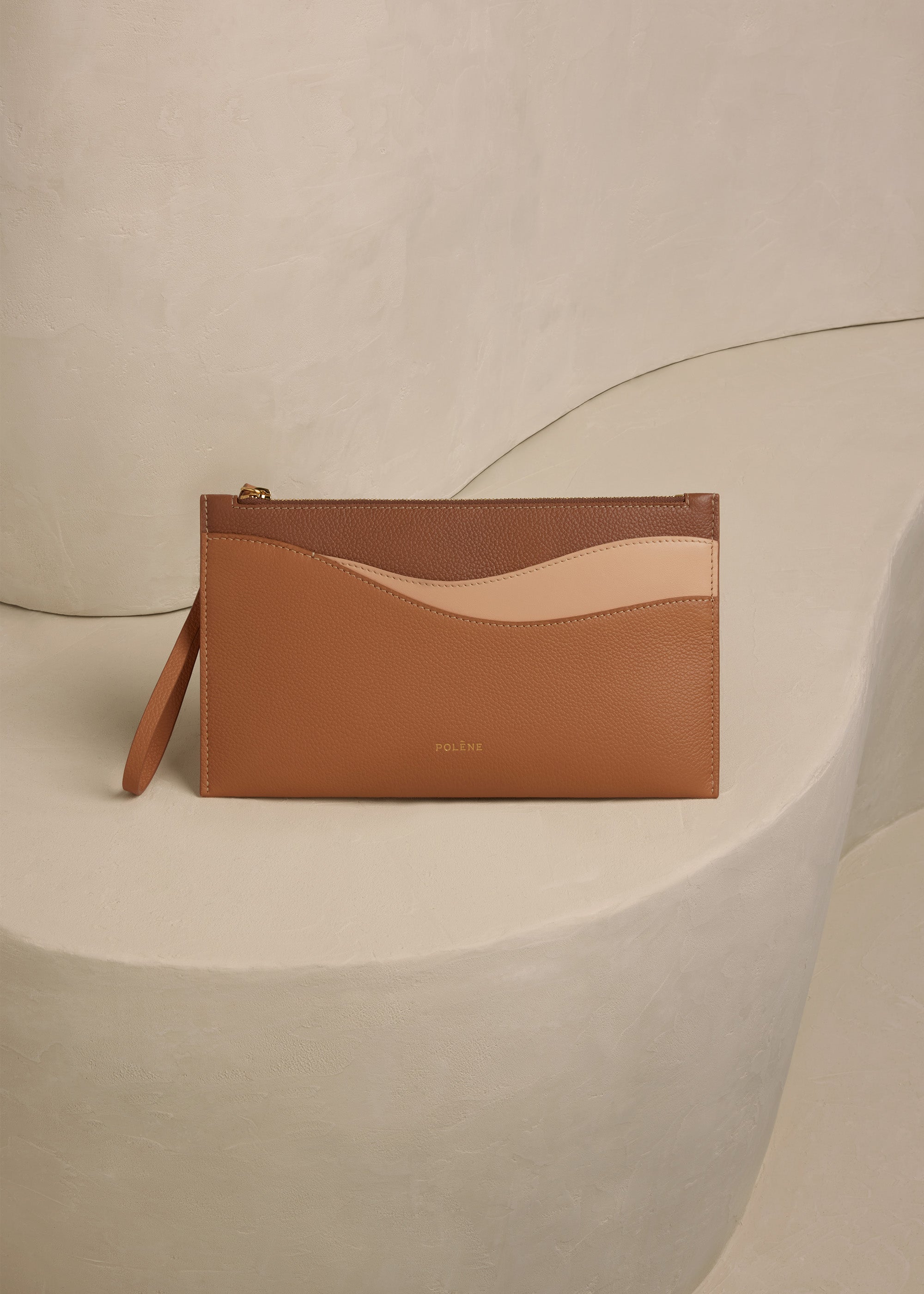 Polene Sierra Pouch - Trio Camel