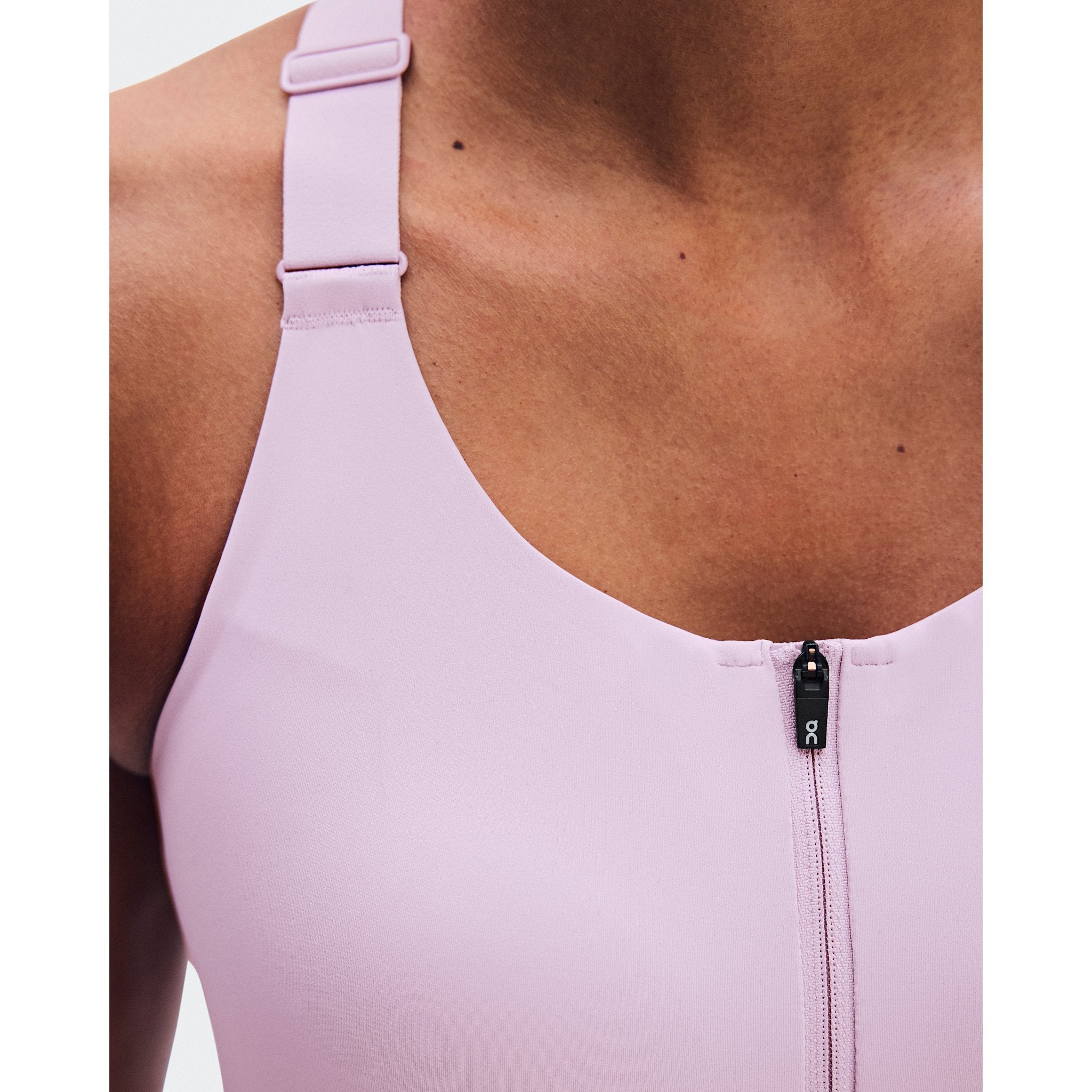 On Endurance Bra Zip Foxglove