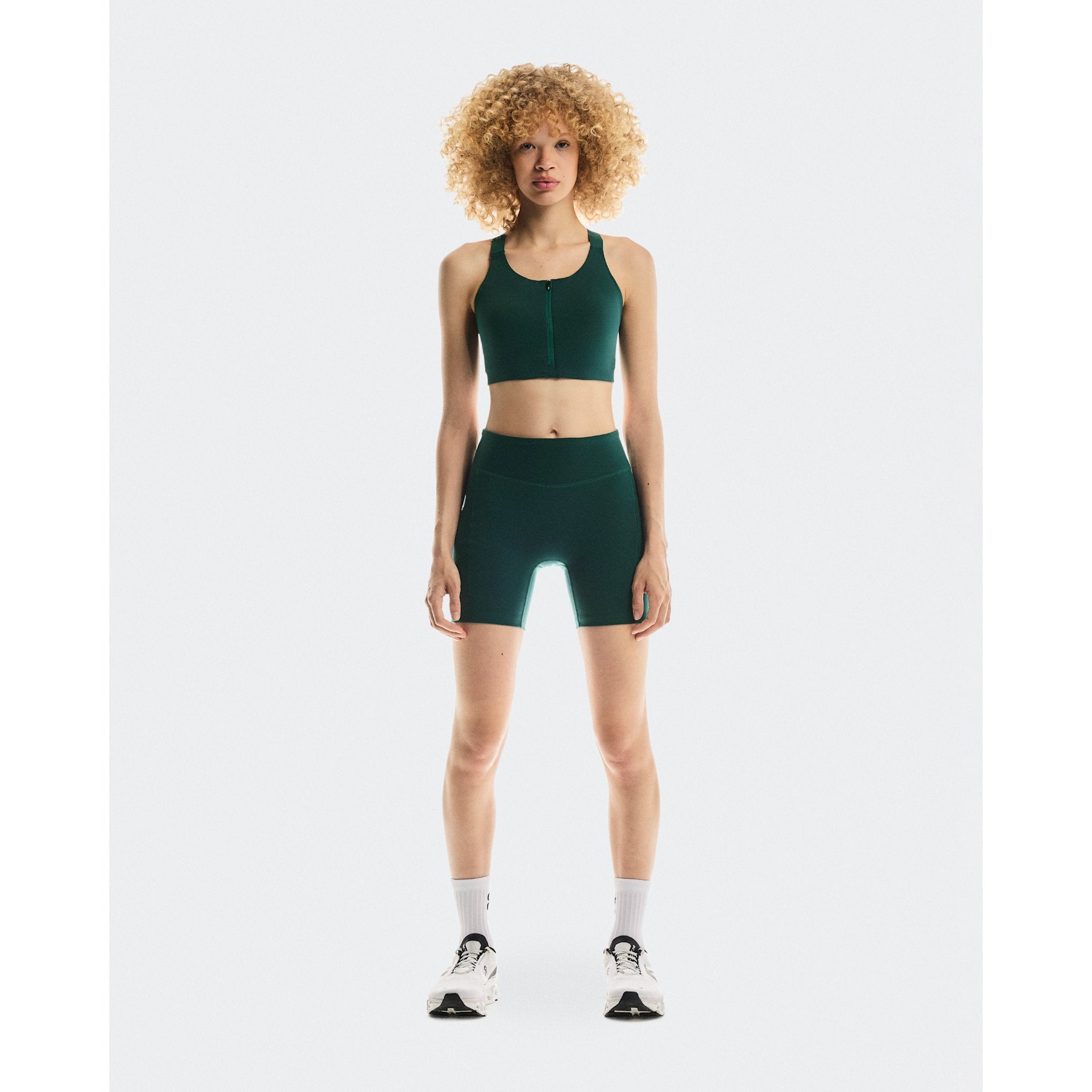 On Endurance Bra Zip Spirulina
