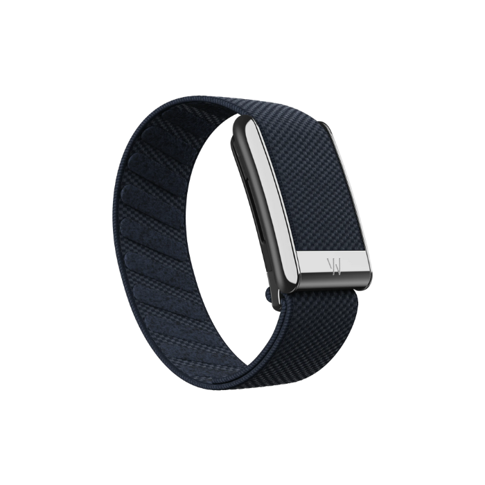 Whoop 5.0 Superknit Luxe Midnight with Titanium Band (12 Month Subscription Included)