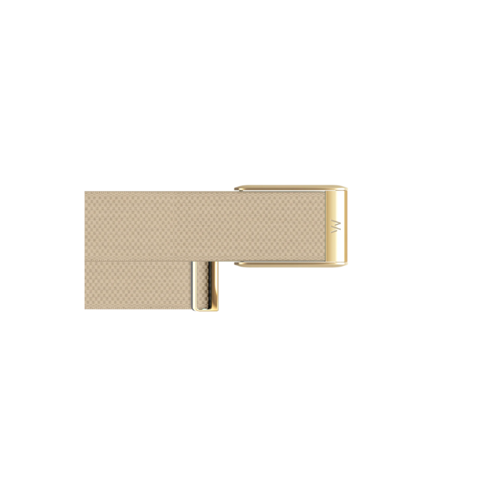 Whoop 5.0 Superknit Luxe Dune with Gold Band (Strap Only)