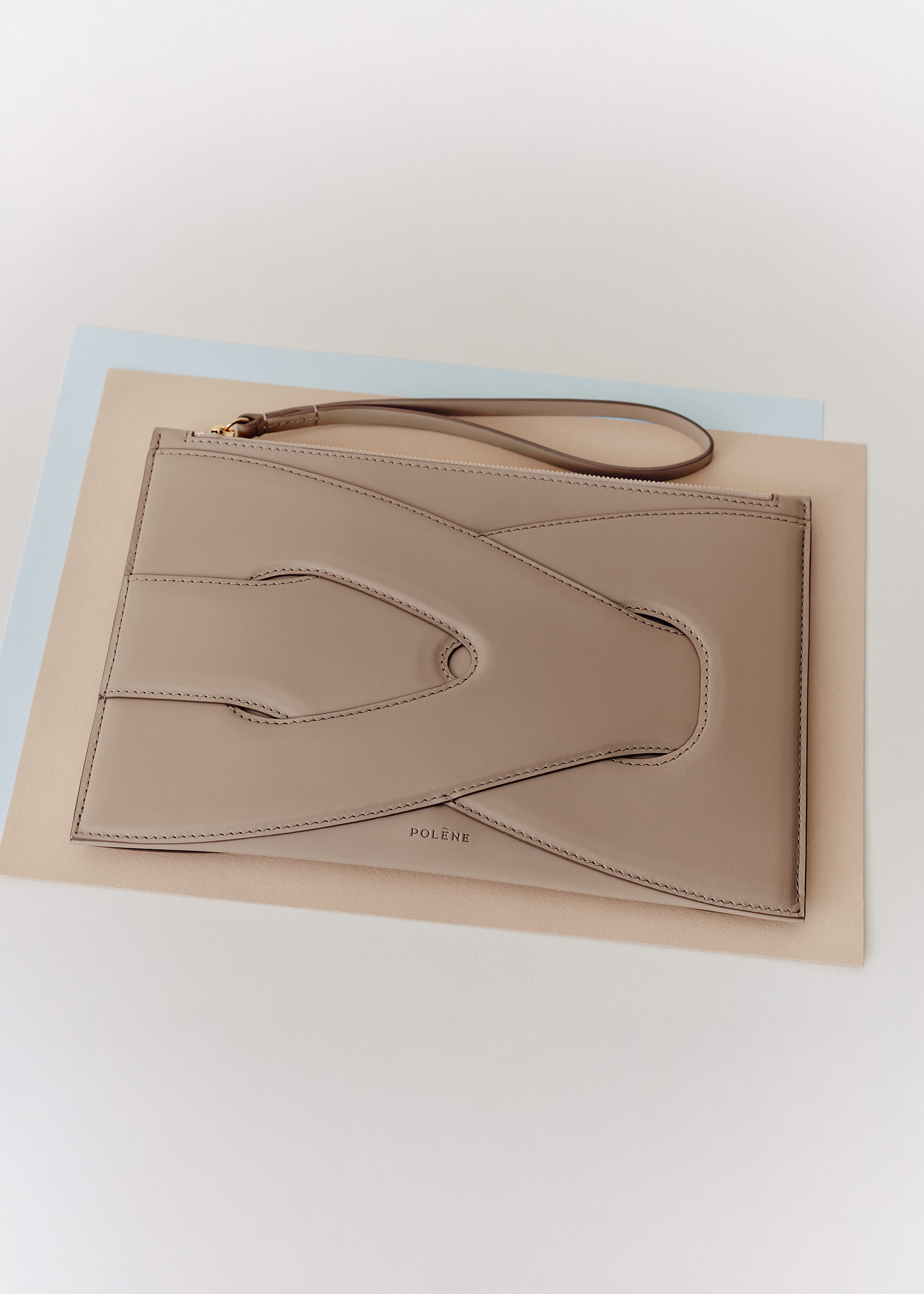 Polene Nodde Pouch - Taupe