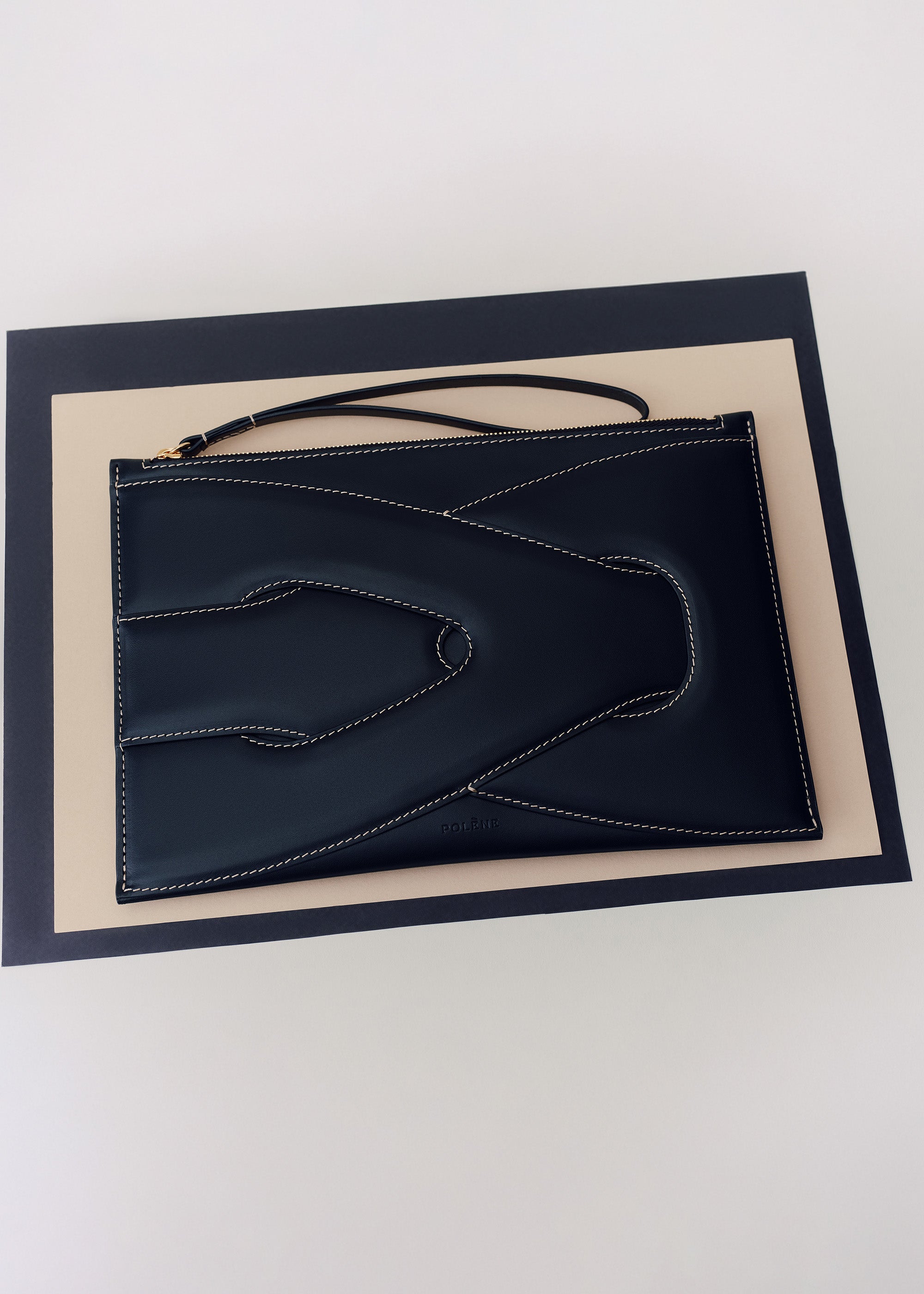 Polene Nodde Pouch - Black