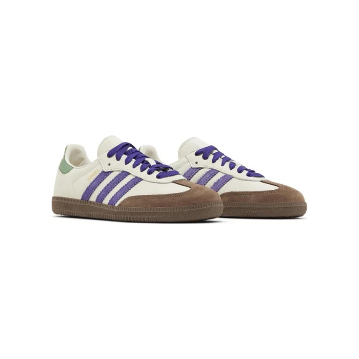 Adidas Wmns Samba OG 'Off White Purple Green'