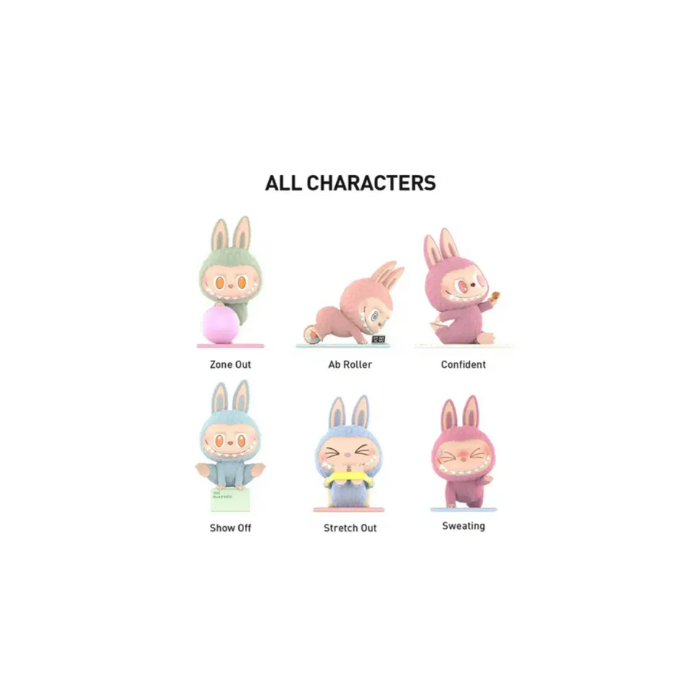 Pop Mart Labubu The Monsters Lazy Yoga Series Figures Sealed Case