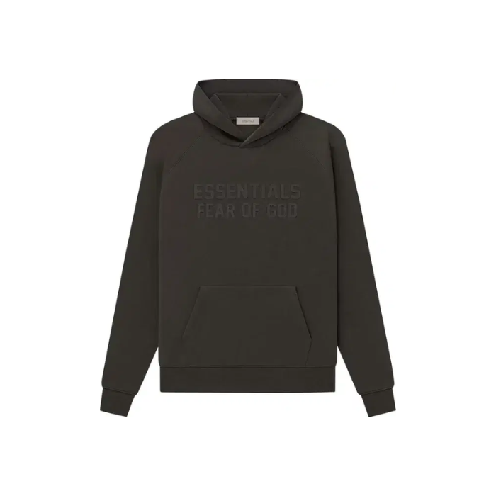 Essentials Hoodie SS23 "Off Black"