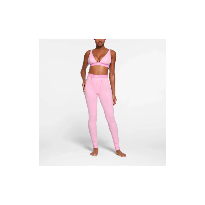 Skims Cotton Rib Legging Bubble Gum