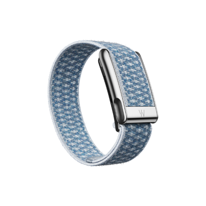 Whoop 5.0 Cloudknit Luxe Summit with Titanium Band (12 Month Peak Subscription Included)