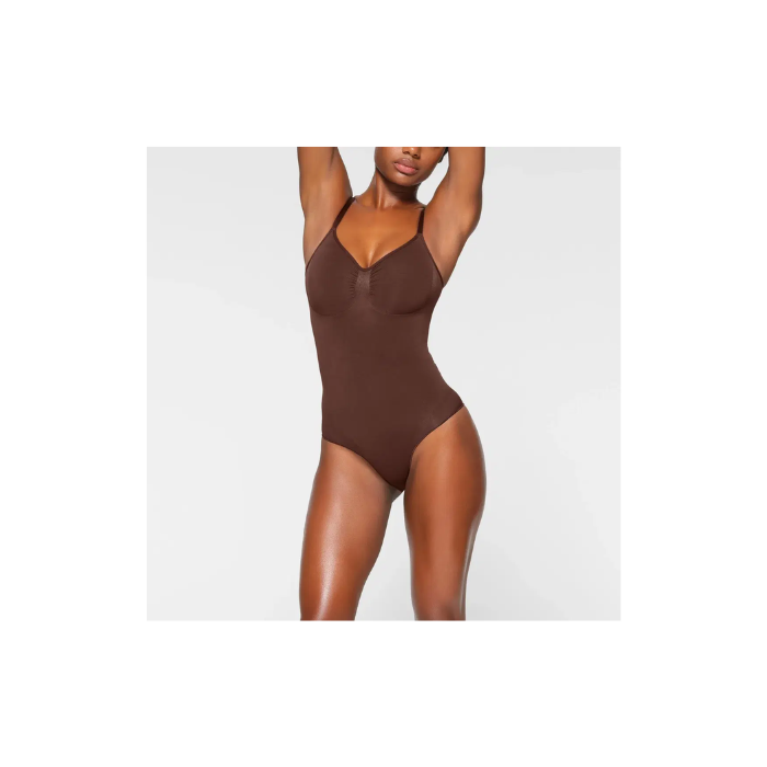 Skims Seamless Sculpt Brief Bodysuit Cocoa