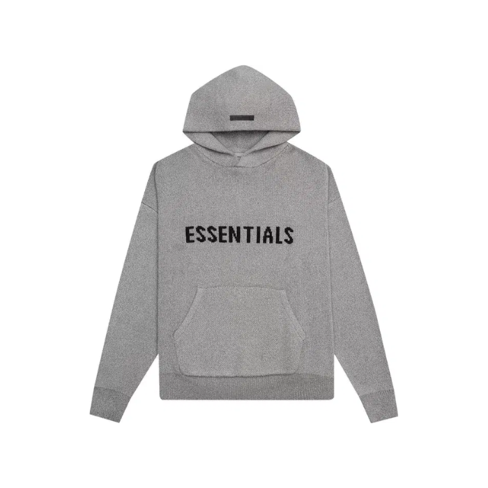 Essentials Knit Hoodie "Oatmeal"