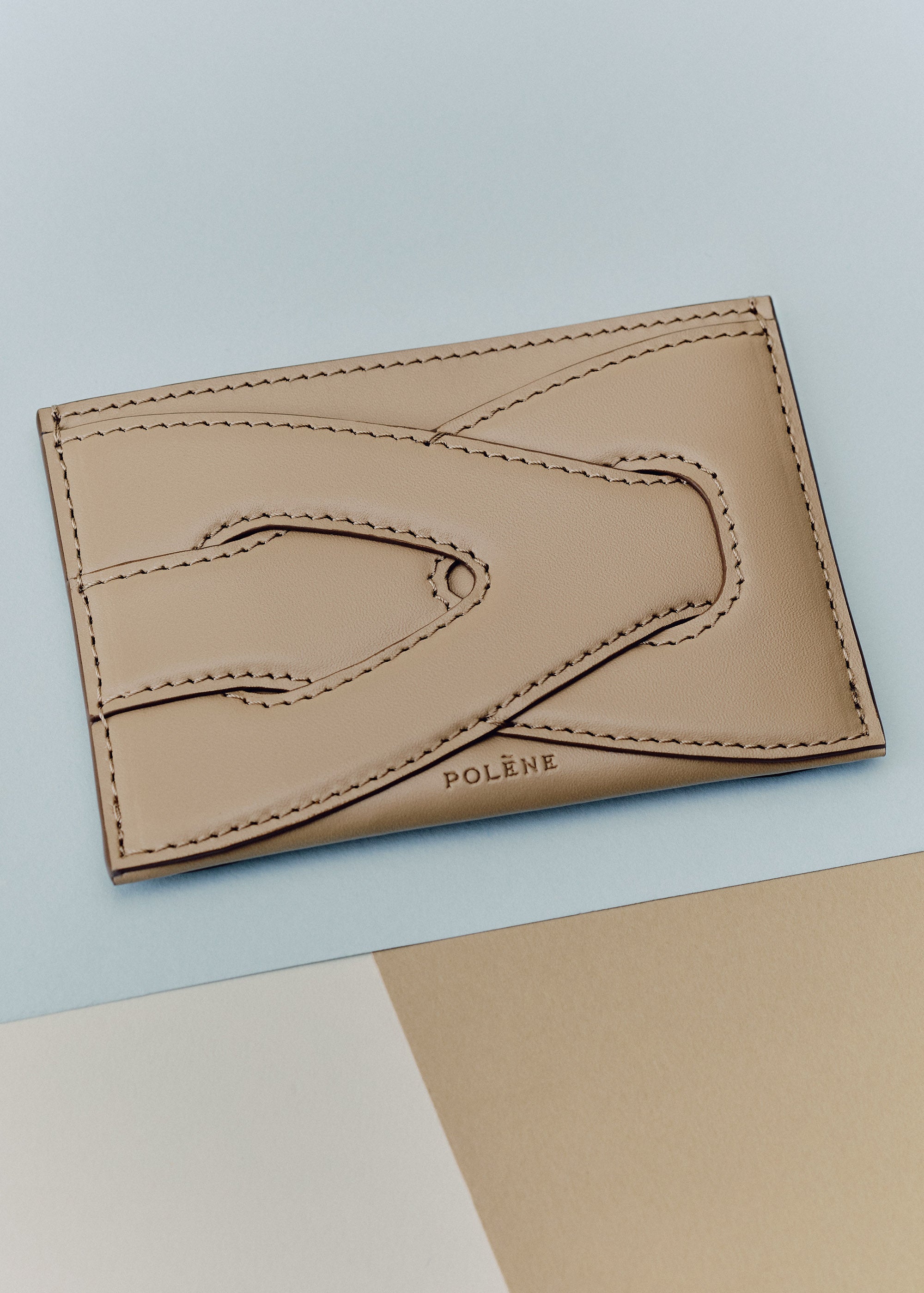 Polene Nodde Card Holder - Sand