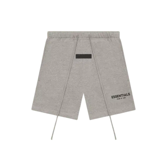 Essentials SS22 Shorts Flocked "Dark Oatmeal"