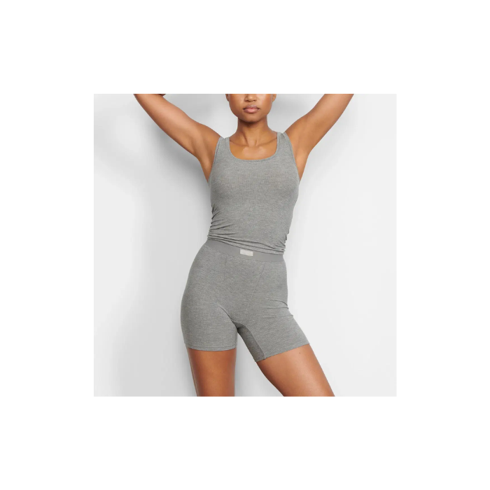 Skims Soft Lounge Tank Heather Grey