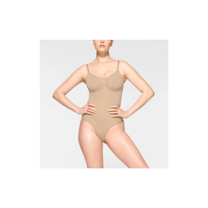 Skims Seamless Sculpt Brief Bodysuit Clay