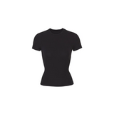 Skims Cotton Jersey T-shirt Soot
