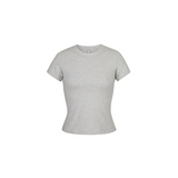 Skims Cotton Jersey T-shirt Light Heather Grey