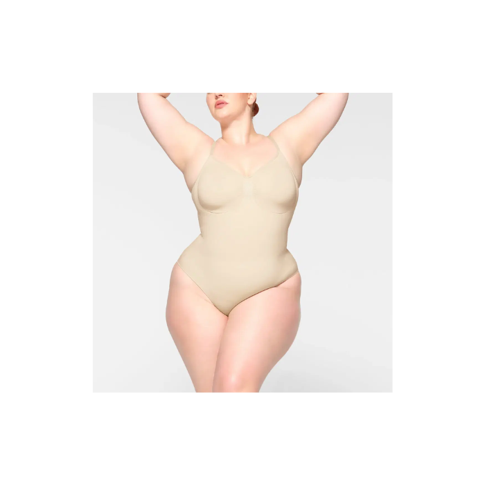 Skims Seamless Sculpt Brief Bodysuit Sand