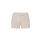 Skims Cotton Jersey Short Heather Oatmeal