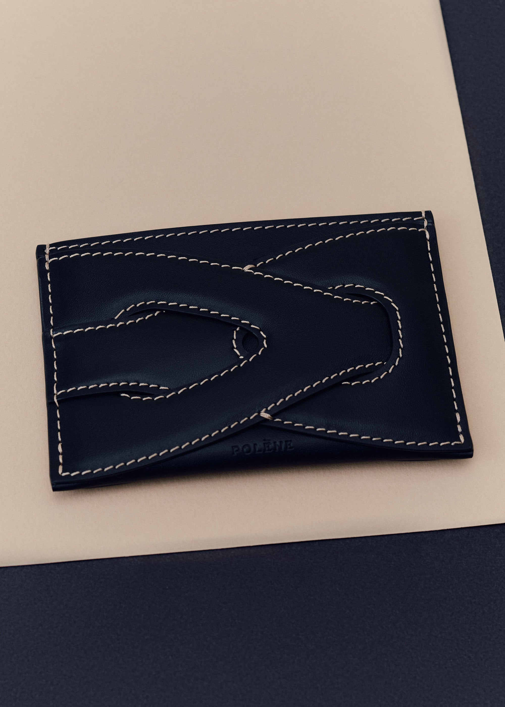 Polene Nodde Card Holder - Black