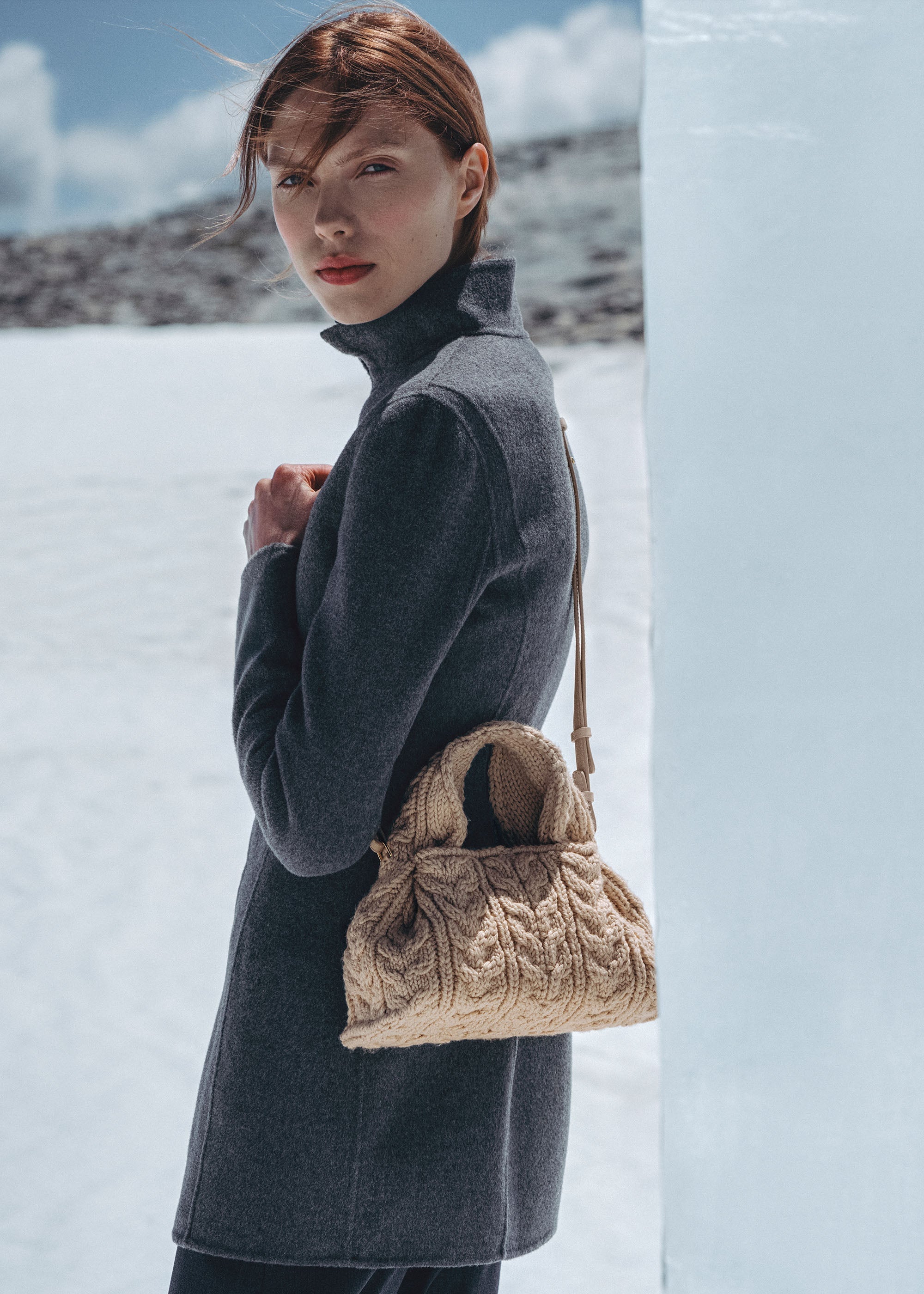 Polene Numero Neuf Mini Merino Ecru