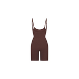 Skims Seamless Sculpt Open Bust Bodysuit Cocoa