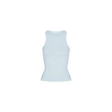 Skims Cotton Jersey Crew Neck Tank Opal