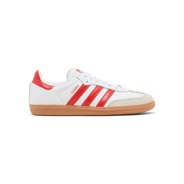 Adidas Samba OG 'White Solar Red Gum' (Instant Ship)