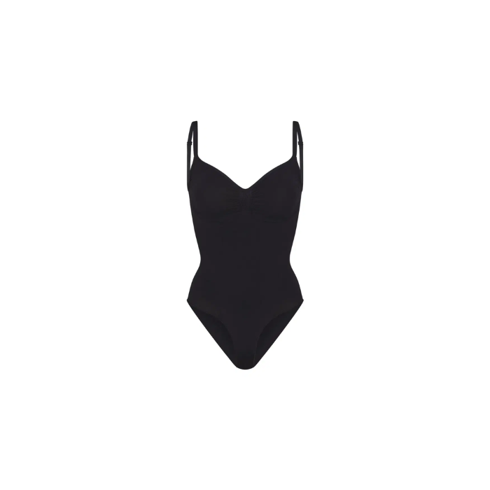 Skims Seamless Sculpt Brief Bodysuit Onyx