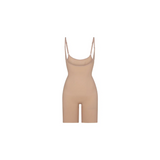 Skims Seamless Sculpt Open Bust Bodysuit Clay