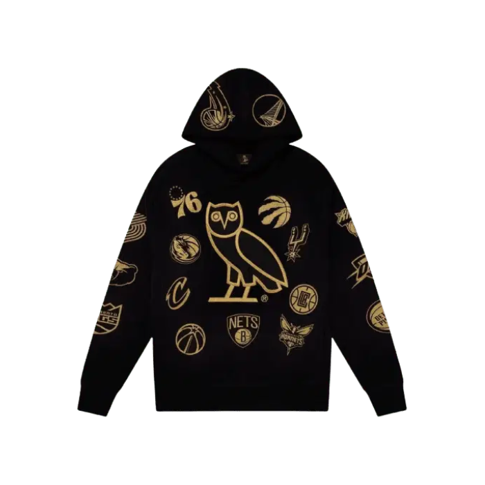 OVO Hoodie "NBA Icons OG Owl Black"