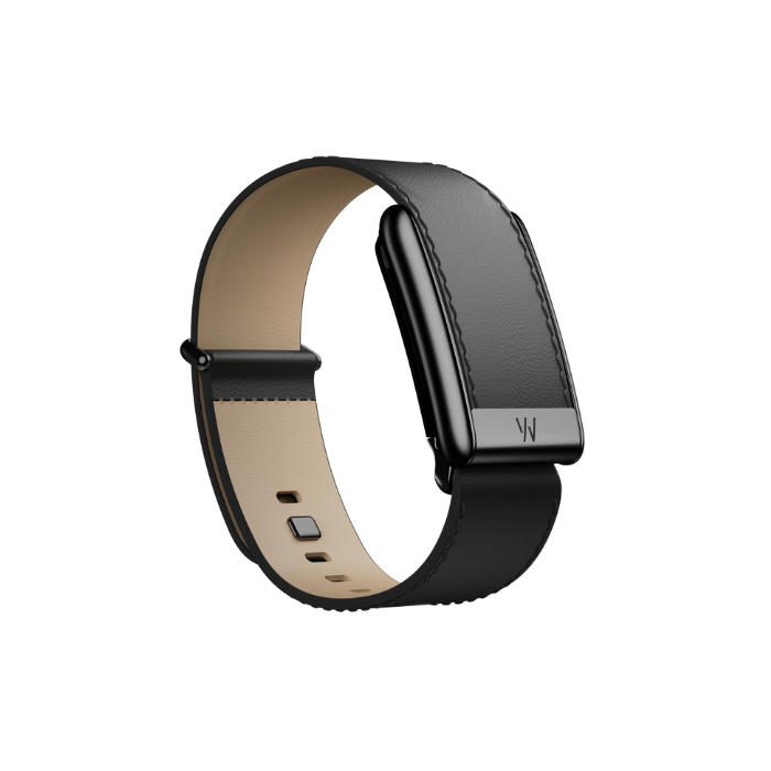 Whoop 5.0 Leatherluxe Straight Black/Cream with Black Band (Strap Only)