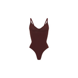 Skims Seamless Sculpt Thong Bodysuit Oxblood